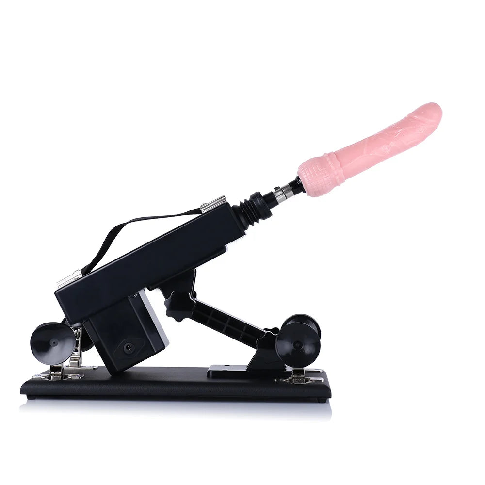 René Package Auxfun Basic Sex Machine Avec Dildo Et De Nombreux Extras