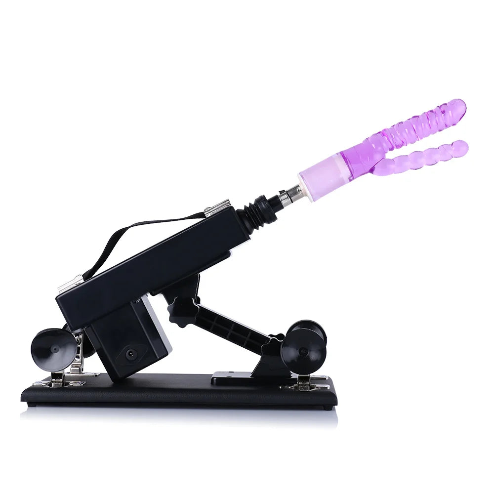 René Package Auxfun Basic Sex Machine Avec Dildo Et De Nombreux Extras