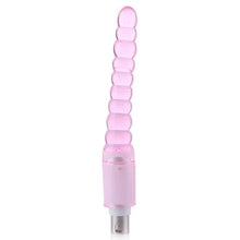 Dildo Anal Rainuré Connecteur 3XLR pour Machine Sexuelle Auxfun Basic