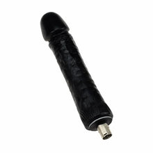 Dildo Noir Extra Large pour la Machine à Sexe Auxfun Basic 3XLR 24 CM