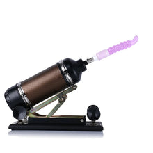 Dildo anal strié avec connecteur 3XLR pour la machine à sexe Taboo Toys Basic