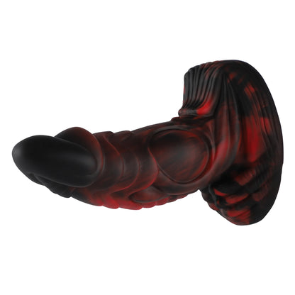 Wildolo Merman Ventouse Dildo 16 cm Noir | Jouet en silicone réaliste pour une stimulation intense et.