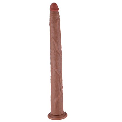 Dildo en silicone XXL réaliste de 50 cm avec ventouse pour un plaisir mains libres, qualité premium &.