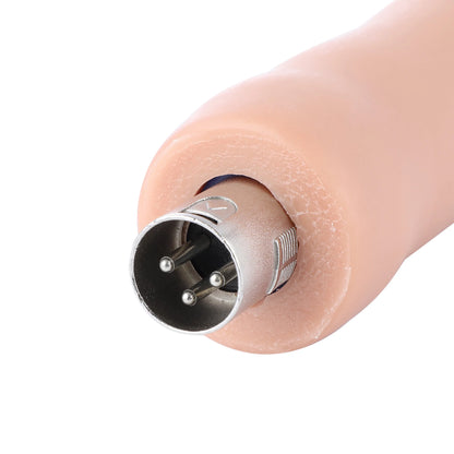 Dildo Flexible 3XLR pour Auxfun Basic Sex Machine Beige