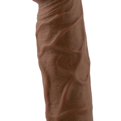 Dildo EZfunLok pour machine à sexe Auxfun Plus Marron 21 cm