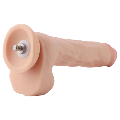 Dildo EZfunLok pour machine à sexe Auxfun Plus Beige 24 cm
