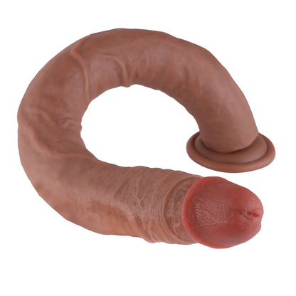 Dildo en silicone XXL réaliste de 50 cm avec ventouse pour un plaisir mains libres, qualité premium &.