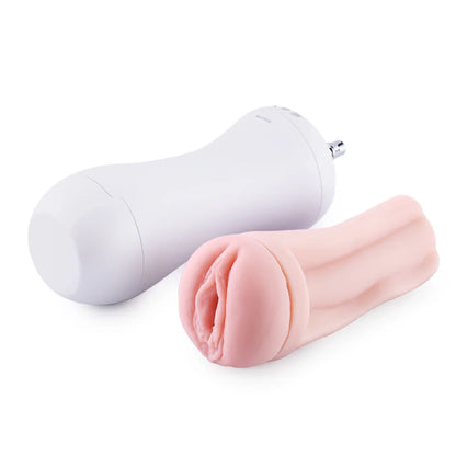 Poche Pussie pour les machines à sexe QAC vagin réaliste avec vibration ! Noir