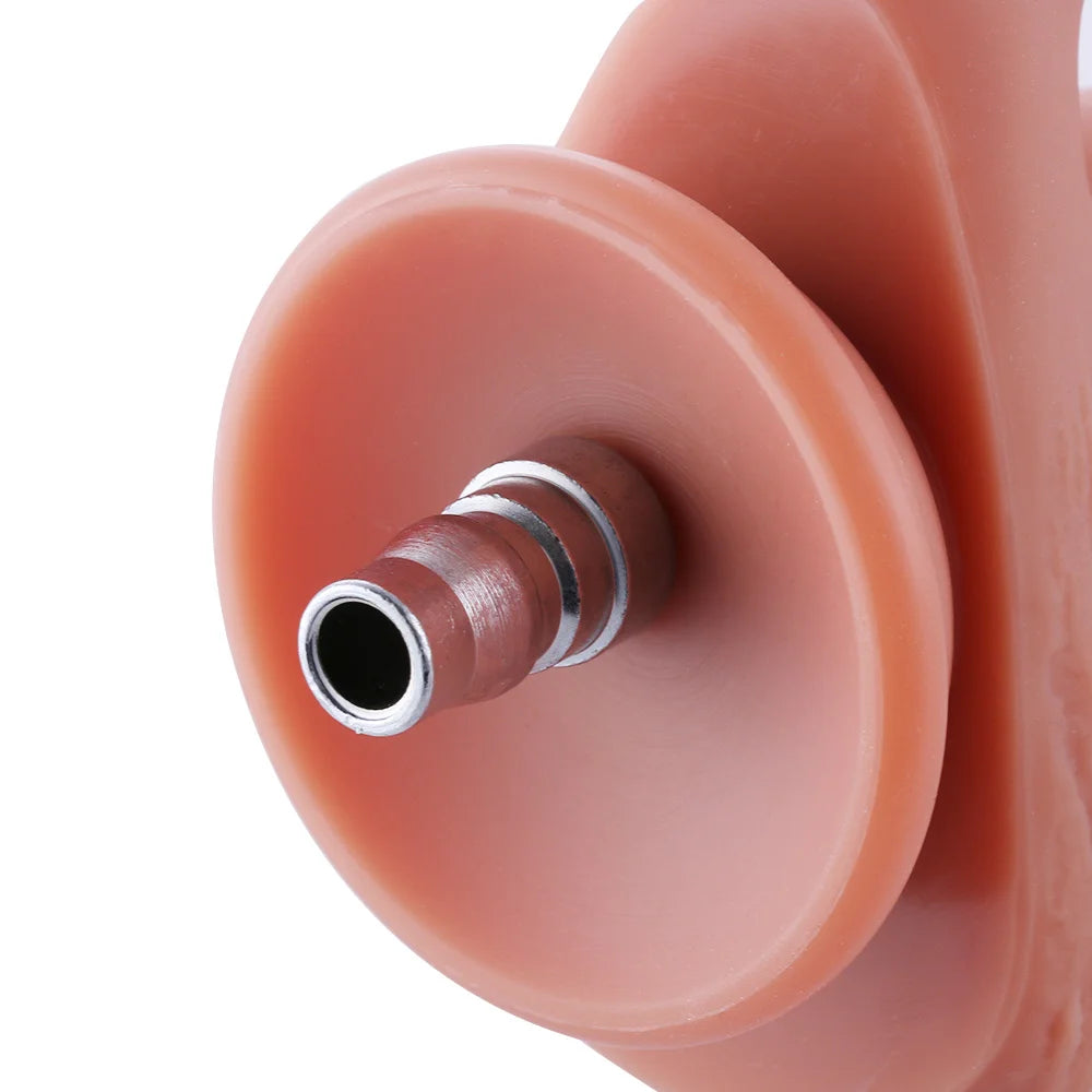Dildo en silicone 17CM Rabbit et connecteur d'air rapide
