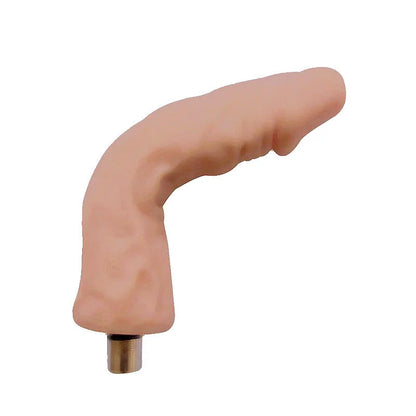 Dildo Flexible 3XLR pour Auxfun Basic Sex Machine Beige 18 cm