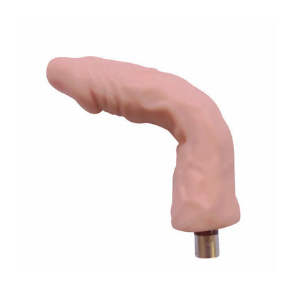 Dildo Flexible 3XLR pour Auxfun Basic Sex Machine Beige 18 cm