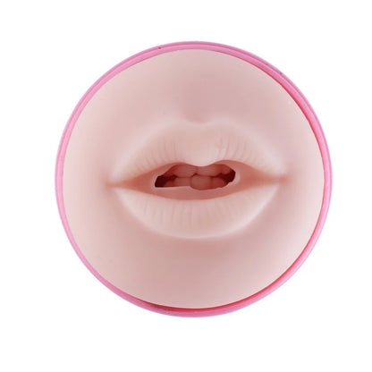 Masturbateur de poche Bouche Rose avec connecteur 3XLR pour machine à sexe Auxfun Basic