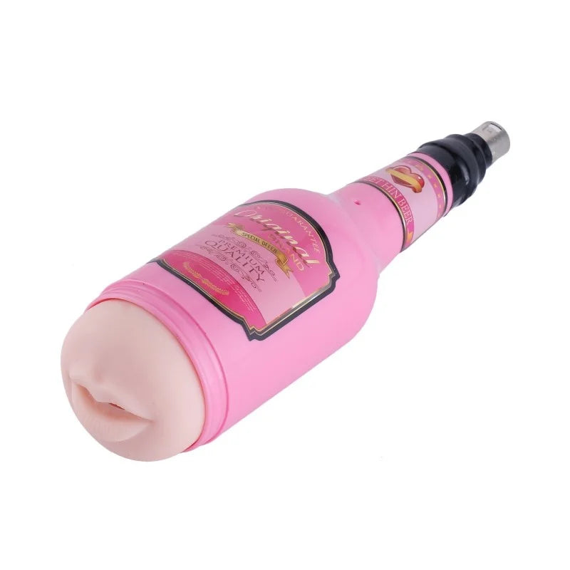 Masturbateur de poche Bouche Rose avec connecteur 3XLR pour machine à sexe Auxfun Basic