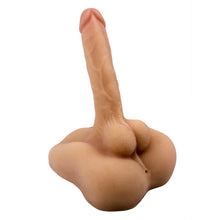 Jouets Tabou Dildo Méga Réaliste avec Anus et Ventouse - 18 cm pour une Expérience Mains Libres Ultime.