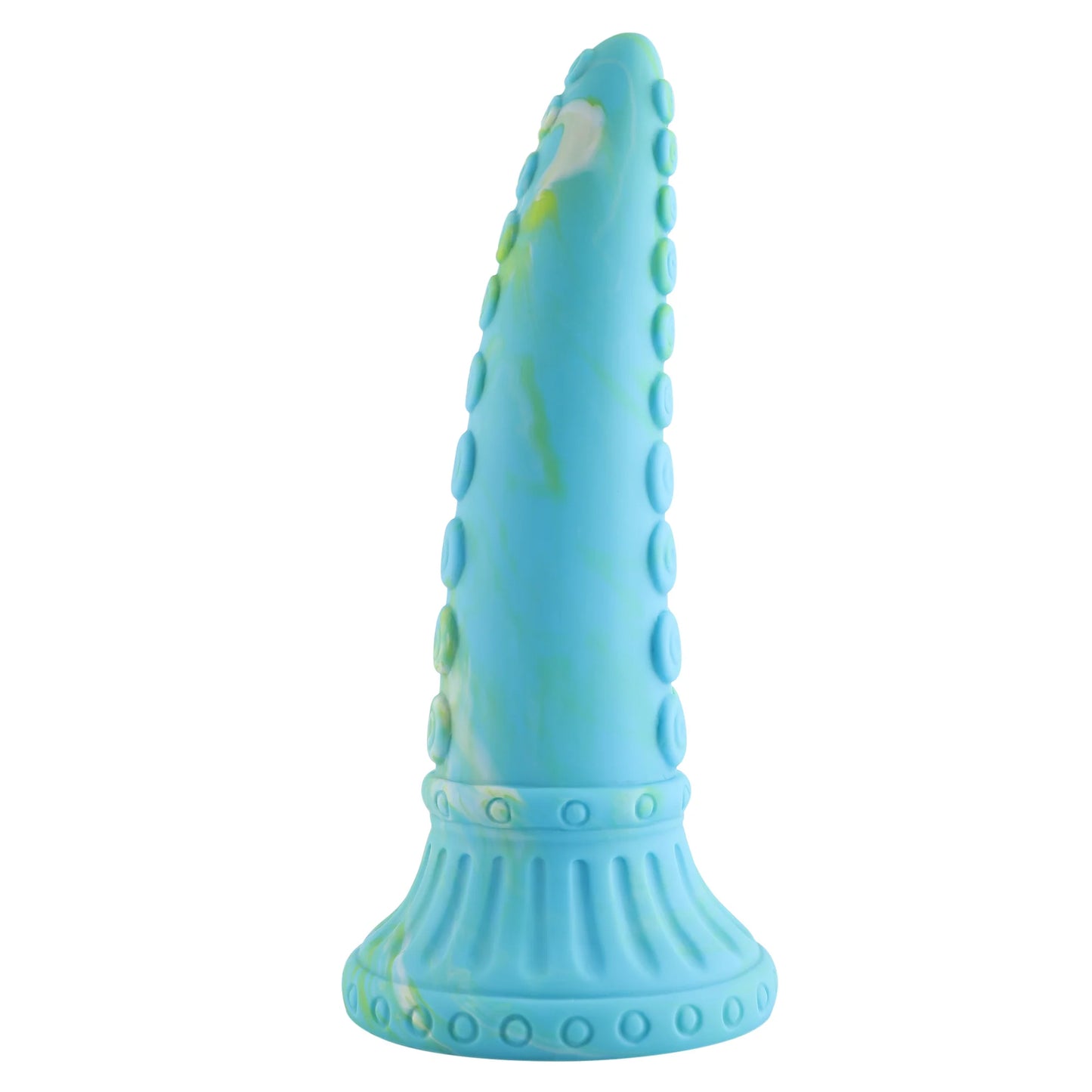 Obtenez des sensations intenses avec le dildo fantaisie à tentacule de 25 cm en silicone premium
