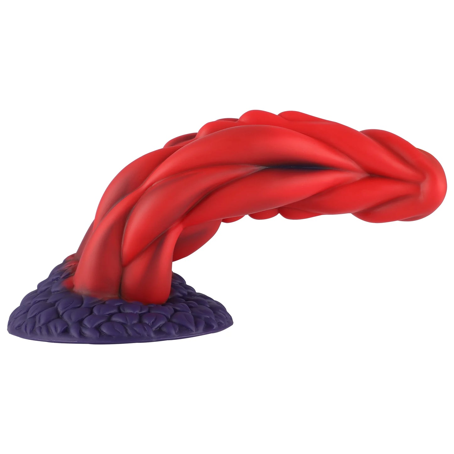 Wildolo Fantasy Ventouse Dildo Nesbu - 21 cm, Rouge | Jouet vibrant en silicone réaliste pour des sensations intenses.