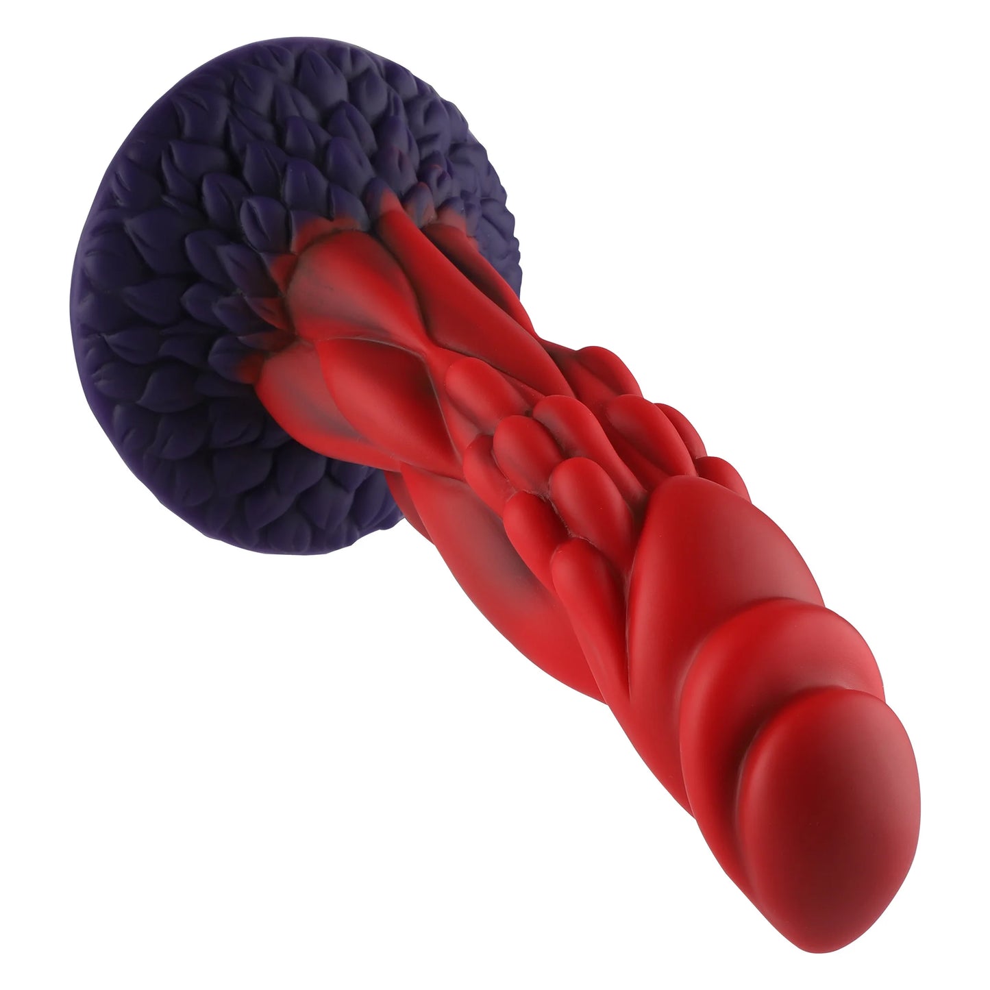 Wildolo Fantasy Ventouse Dildo Nesbu - 21 cm, Rouge | Jouet vibrant en silicone réaliste pour des sensations intenses.