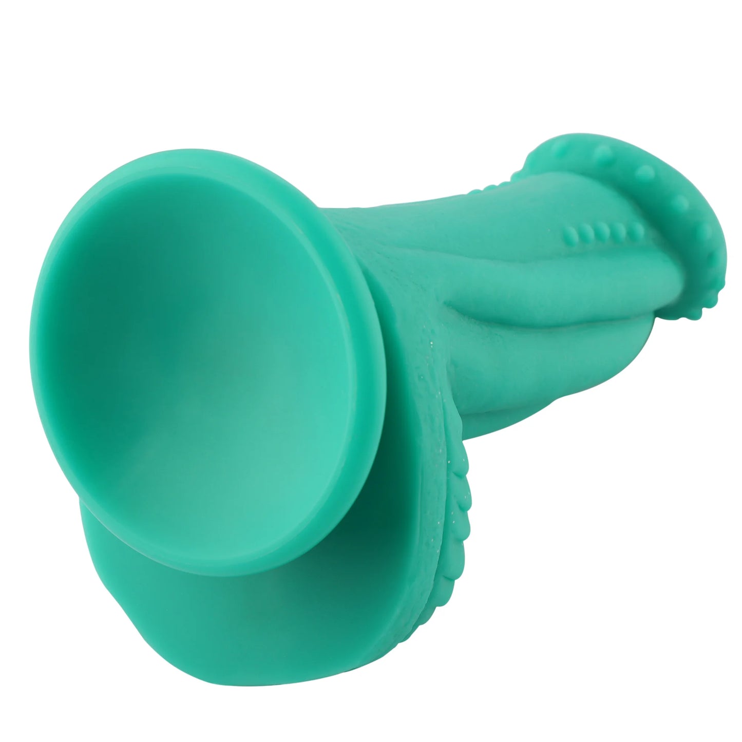 Dildo en silicone avec ventouse Fairy Fantasy Vert 20 cm - Design réaliste, utilisation mains libres, premium.