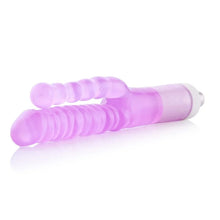 Dildo double nervuré 3XLR pour la machine à sexe Auxfun Basic