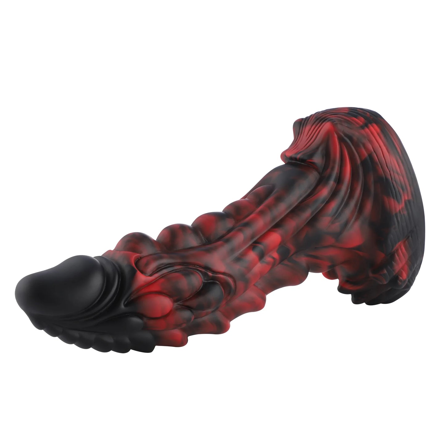 Wildolo Anal Fantasy Dildo Vibrant 21 cm Noir | 10 Modes de Vibration, Application & Télécommande,