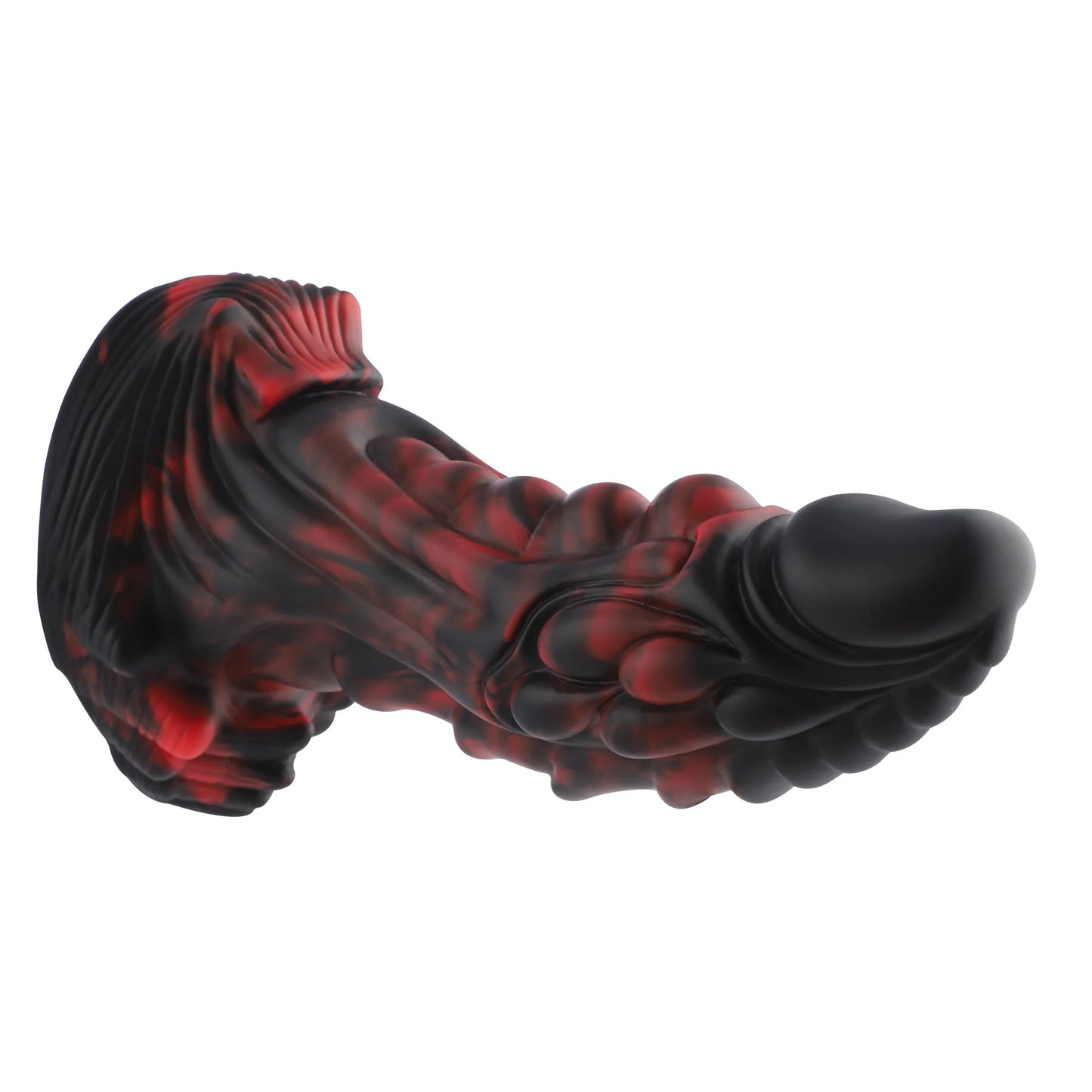 Wildolo Anal Fantasy Dildo Vibrant 21 cm Noir | 10 Modes de Vibration, Application & Télécommande,