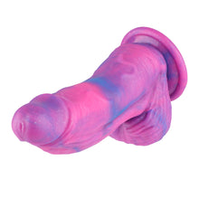 Dildo Fantaisie Géant Rose avec Ventouse Puissante - Dildo en Silicone de 22 cm pour un Plaisir Ultime et.