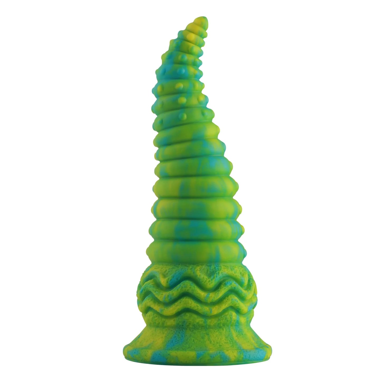 Dildo en silicone avec ventouse phosphorescent de 24 cm - Design réaliste pour un plaisir mains libres