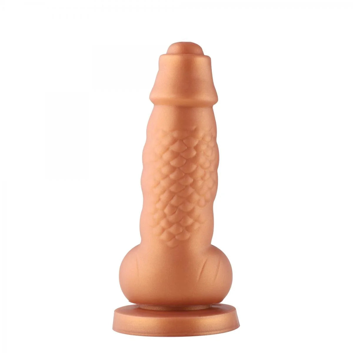 Dildo Suction Cup Hippo Fantasy XL 20 cm - Forme Unique, Bosses & Crêtes pour une Stimulation Intense