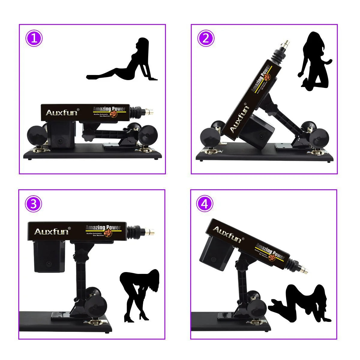 Paquet de machine à sexe de base Auxfun® Rhett pour lui et elle !