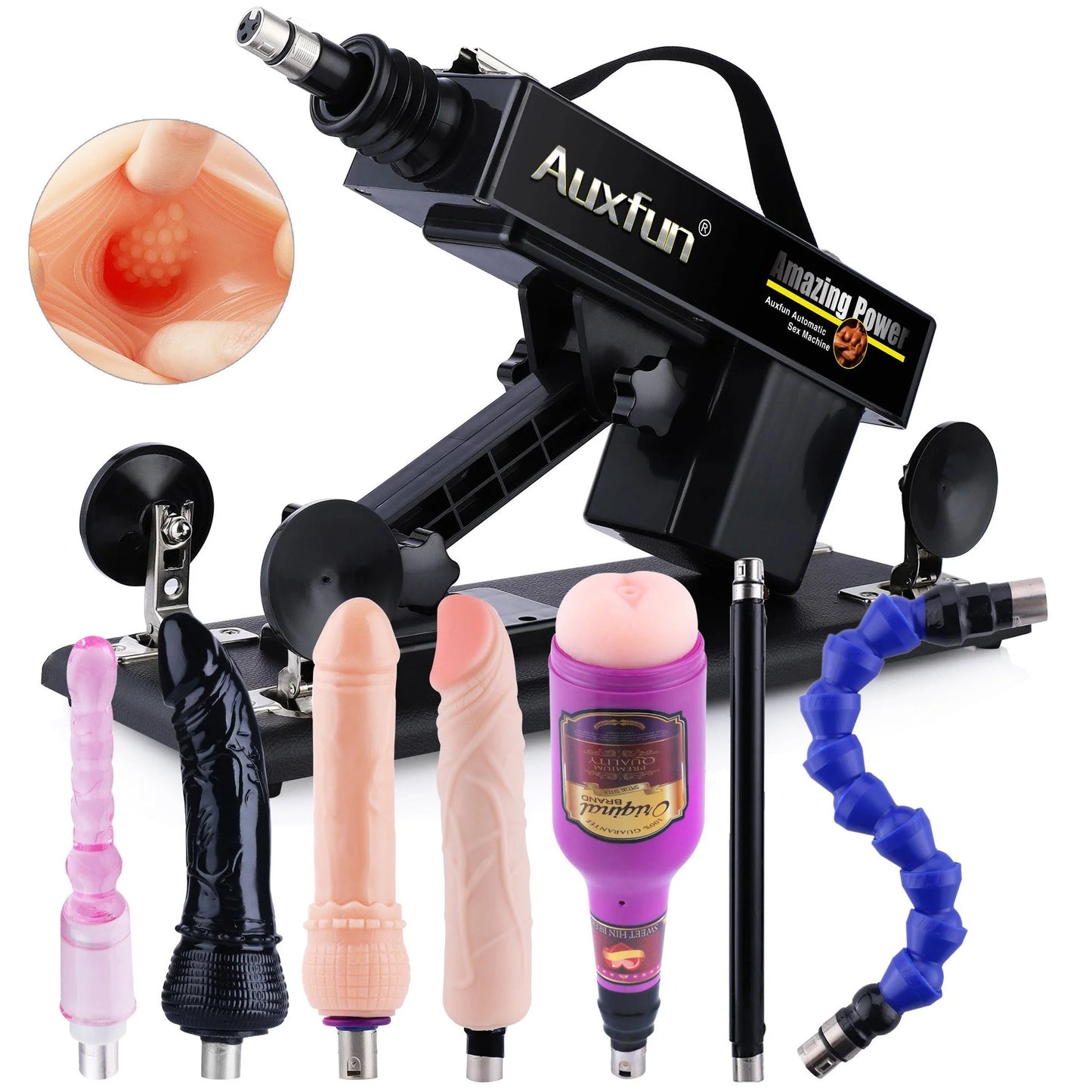 Paquet de machine à sexe de base Auxfun® Rhett pour lui et elle !
