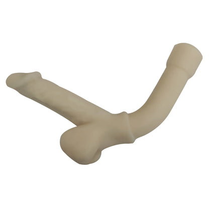 Dildo en silicone réaliste de 145 CM avec ventouse pour poupée sexuelle Judy - Transformez-vous en sexe shemale.