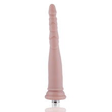 Dildo Anal 3XLR pour Machine à Sexe Basique Auxfun Beige 23,5 cm