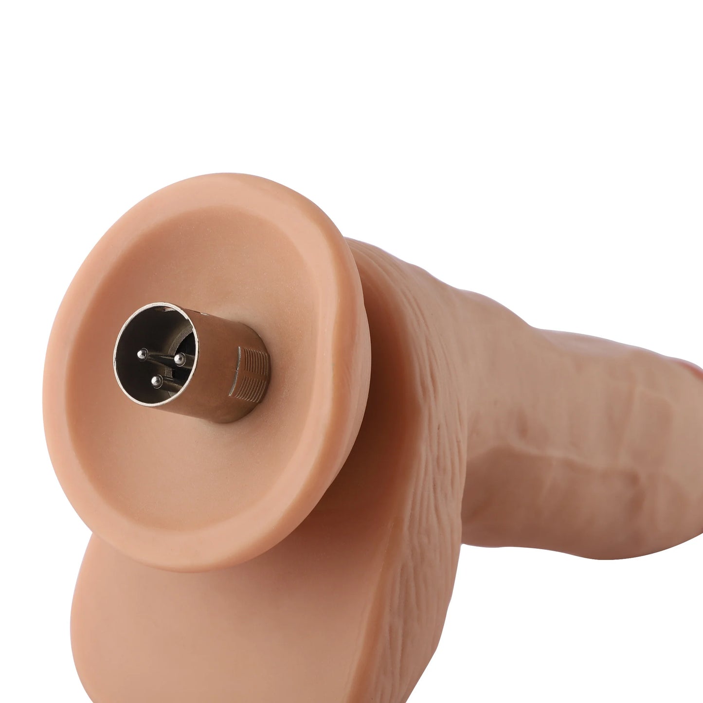 Dildo 3XLR pour la machine à sexe Auxfun Basic Beige 20,5 cm Extra Épais