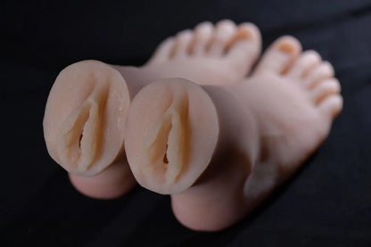 Mannequin de fétichisme des pieds avec vagin artificiel droit – Mannequin de fétichisme des pieds réaliste avec apparence naturelle et texture douce au toucher