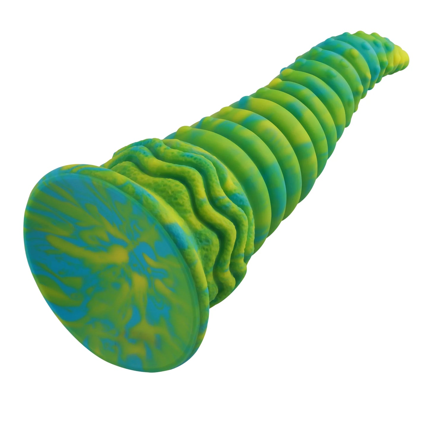 Dildo en silicone avec ventouse phosphorescent de 24 cm - Design réaliste pour un plaisir mains libres