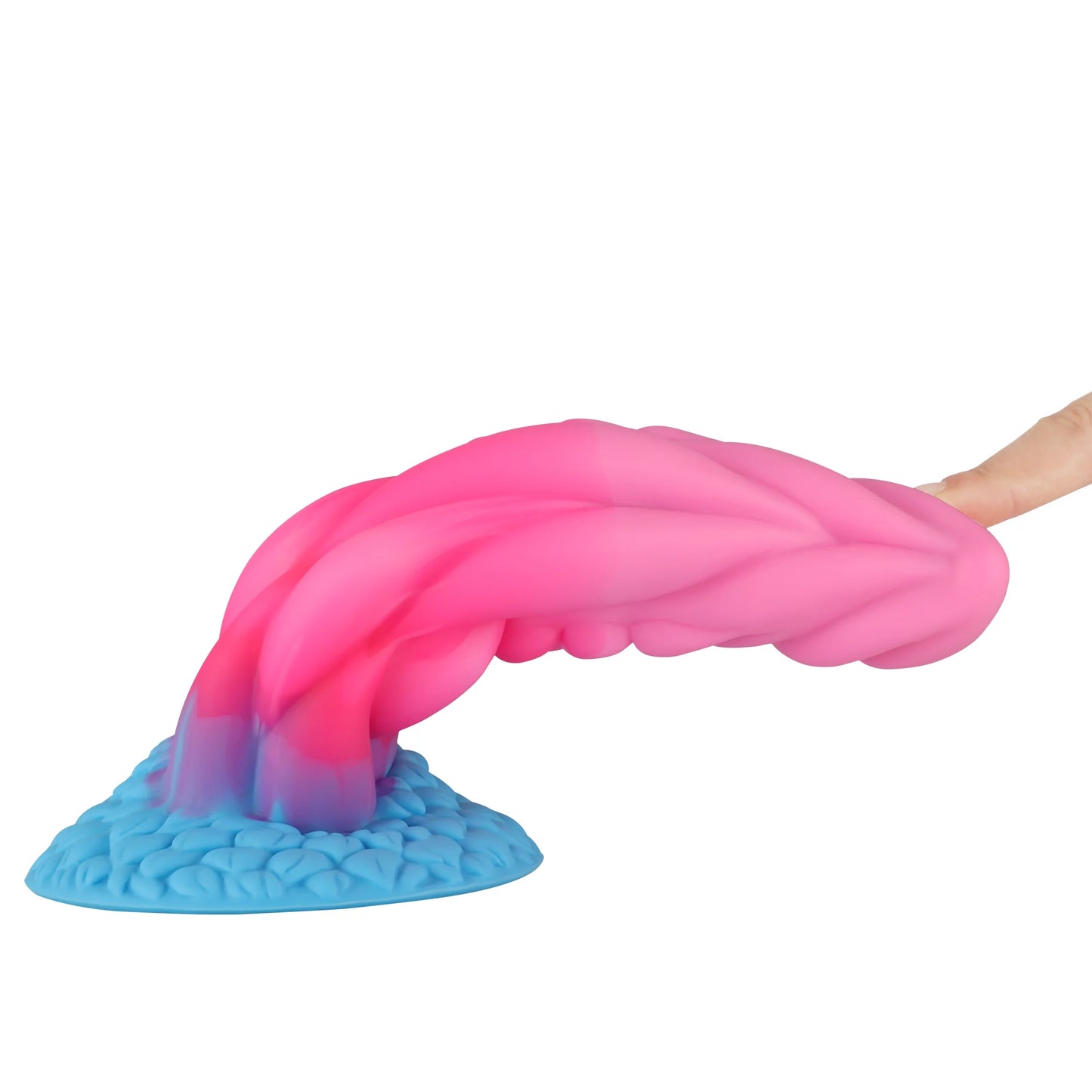 Wildolo® Fantasy Suction Cup Dildo Nesbu - 21 cm de longueur, tige extra structurée, plaisir mains libres